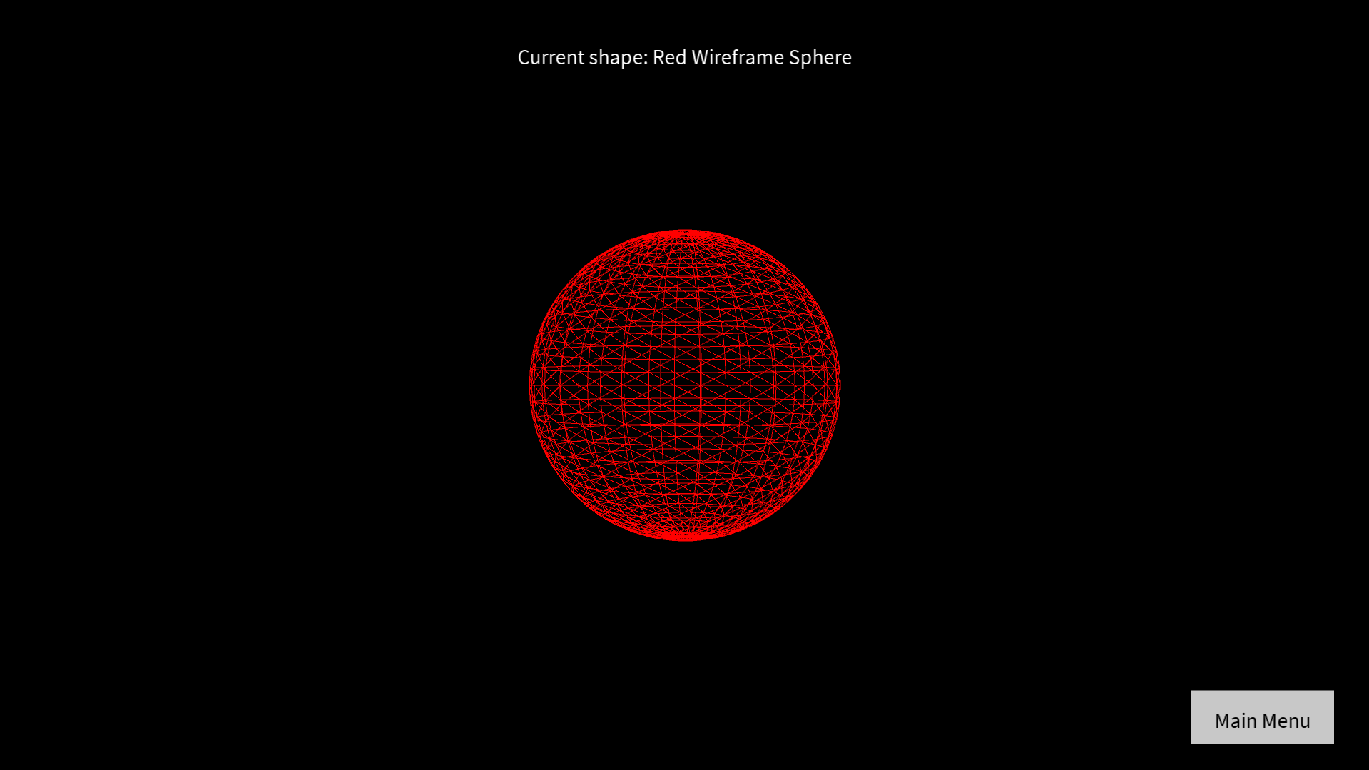 Wireframe Sphere